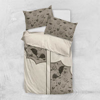 Western Gothic Yoke Bedding Set Bat And Stars - Wonder Print Shop