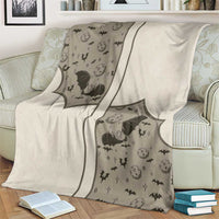 Western Gothic Yoke Blanket Bat And Stars - Wonder Print Shop