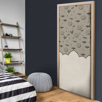 Western Gothic Yoke Door Cover Bat And Stars - Wonder Print Shop