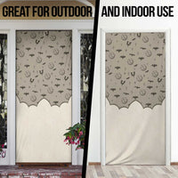 Western Gothic Yoke Door Cover Bat And Stars - Wonder Print Shop