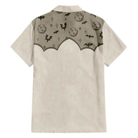 Western Gothic Yoke Hawaiian Shirt Bat And Stars - Wonder Print Shop