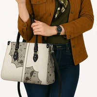 Western Gothic Yoke Leather Bag Bat And Stars - Wonder Print Shop