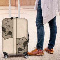 Western Gothic Yoke Luggage Cover Bat And Stars - Wonder Print Shop