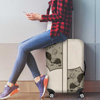 Western Gothic Yoke Luggage Cover Bat And Stars - Wonder Print Shop