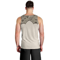 Western Gothic Yoke Men Tank Top Bat And Stars - Wonder Print Shop