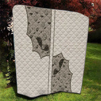 Western Gothic Yoke Quilt Bat And Stars - Wonder Print Shop