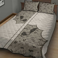 Western Gothic Yoke Quilt Bed Set Bat And Stars - Wonder Print Shop