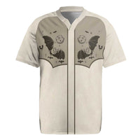 Western Gothic Yoke Rugby Jersey Bat And Stars - Wonder Print Shop