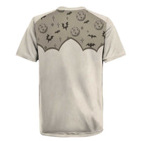 Western Gothic Yoke Rugby Jersey Bat And Stars - Wonder Print Shop