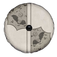 Western Gothic Yoke Spare Tire Cover Bat And Stars - Wonder Print Shop