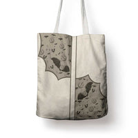 Western Gothic Yoke Tote Bag Bat And Stars - Wonder Print Shop