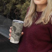 Western Gothic Yoke Tumbler Cup Bat And Stars - Wonder Print Shop