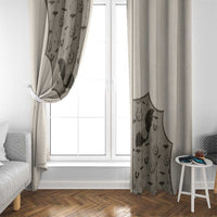 Western Gothic Yoke Window Curtain Bat And Stars - Wonder Print Shop