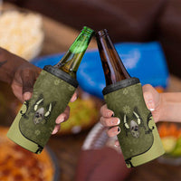 Western Gothic Yoke 4 in 1 Can Cooler Tumbler Retro Butterfly With Daisy Garden - Wonder Print Shop