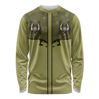 Western Gothic Yoke Long Sleeve Shirt Retro Butterfly With Daisy Garden - Wonder Print Shop