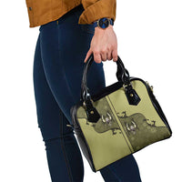 Western Gothic Yoke Shoulder Handbag Retro Butterfly With Daisy Garden - Wonder Print Shop