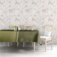 Western Gothic Yoke Tablecloth Retro Butterfly With Daisy Garden - Wonder Print Shop