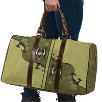 Western Gothic Yoke Travel Bag Retro Butterfly With Daisy Garden - Wonder Print Shop