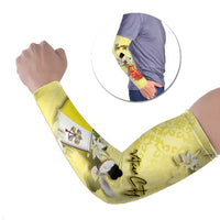 Personalized Vatican City Arm Sleeves Coat Of Arms With Dove Bird - Wonder Print Shop