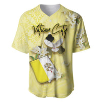 Personalized Vatican City Baseball Jersey Coat Of Arms With Dove Bird - Wonder Print Shop