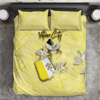 Vatican City Bedding Set Coat Of Arms With Dove Bird - Wonder Print Shop