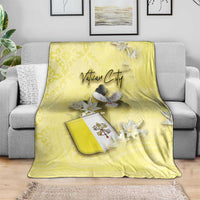 Vatican City Blanket Coat Of Arms With Dove Bird - Wonder Print Shop