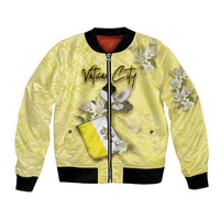 Personalized Vatican City Bomber Jacket Coat Of Arms With Dove Bird - Wonder Print Shop