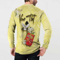 Personalized Vatican City Button Sweatshirt Coat Of Arms With Dove Bird - Wonder Print Shop