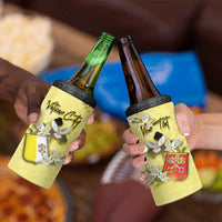 Personalized Vatican City 4 in 1 Can Cooler Tumbler Coat Of Arms With Dove Bird - Wonder Print Shop