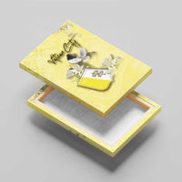 Vatican City Canvas Wall Art Coat Of Arms With Dove Bird - Wonder Print Shop