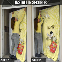 Personalized Vatican City Door Cover Coat Of Arms With Dove Bird - Wonder Print Shop