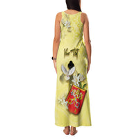 Personalized Vatican City Family Matching Tank Maxi Dress and Hawaiian Shirt Coat Of Arms With Dove Bird - Wonder Print Shop