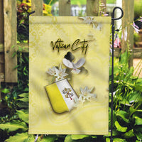 Vatican City Garden Flag Coat Of Arms With Dove Bird - Wonder Print Shop