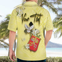 Personalized Vatican City Hawaiian Shirt Coat Of Arms With Dove Bird - Wonder Print Shop