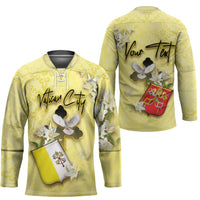 Personalized Vatican City Hockey Jersey Coat Of Arms With Dove Bird - Wonder Print Shop