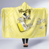 Vatican City Hooded Blanket Coat Of Arms With Dove Bird - Wonder Print Shop