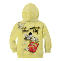 Personalized Vatican City Kid Hoodie Coat Of Arms With Dove Bird - Wonder Print Shop