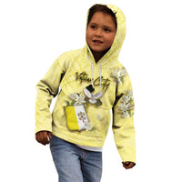 Personalized Vatican City Kid Hoodie Coat Of Arms With Dove Bird - Wonder Print Shop