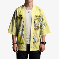 Personalized Vatican City Kimono Coat Of Arms With Dove Bird - Wonder Print Shop