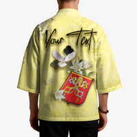 Personalized Vatican City Kimono Coat Of Arms With Dove Bird - Wonder Print Shop