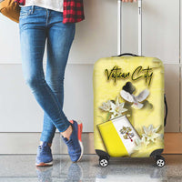 Vatican City Luggage Cover Coat Of Arms With Dove Bird - Wonder Print Shop