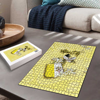 Vatican City Puzzle Coat Of Arms With Dove Bird - Wonder Print Shop