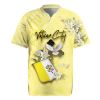 Personalized Vatican City Rugby Jersey Coat Of Arms With Dove Bird - Wonder Print Shop