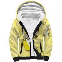 Personalized Vatican City Sherpa Hoodie Coat Of Arms With Dove Bird - Wonder Print Shop