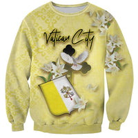 Personalized Vatican City Sweatshirt Coat Of Arms With Dove Bird - Wonder Print Shop