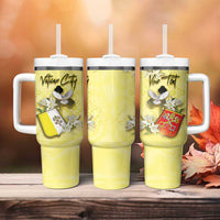 Personalized Vatican City Tumbler With Handle Coat Of Arms With Dove Bird - Wonder Print Shop