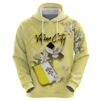 Personalized Vatican City Zip Hoodie Coat Of Arms With Dove Bird - Wonder Print Shop