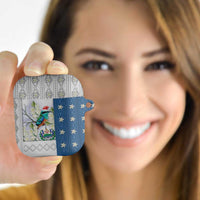 El Salvador Torogoz Christmas AirPods Case With Wool Effect Patterns - Wonder Print Shop