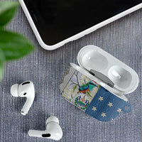 El Salvador Torogoz Christmas AirPods Case With Wool Effect Patterns - Wonder Print Shop