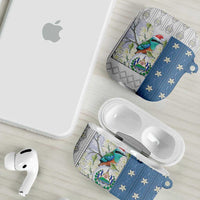 El Salvador Torogoz Christmas AirPods Case With Wool Effect Patterns - Wonder Print Shop
